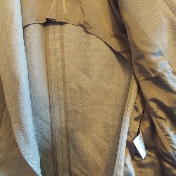 Akris Punto 100% Wolle-laine-wool Beige Blazer - Picture 5 of 14